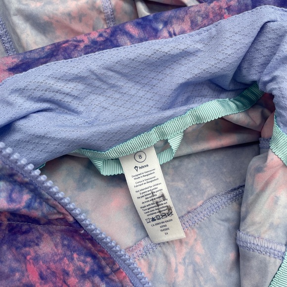 Ivivva Colorful Windbreaker Track Jacket Hooded - Picture 3 of 9